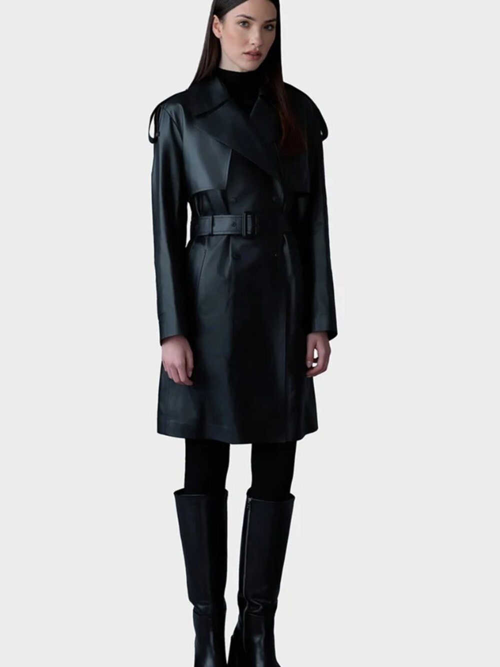 Mackage Medora Leather Coat